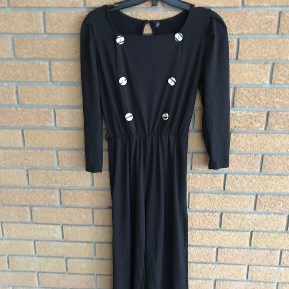 RS Ladies Black Jumpsuit Size 10 - Picture 1 of 2